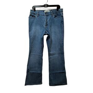 Vintage GAP Low Rise Flare Stretch Jeans Women's 10 Blue Denim 32x31 Y2K *READ*